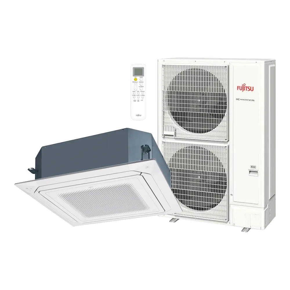 Ar Condicionado Cassete Fujitsu Inverter 54000 Btus Quente e Frio 220v R-32